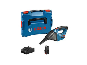 Aspirador sem fio GAS 12V + 2x Baterias 12V 3.0Ah + Mala L-BOXX BOSCH