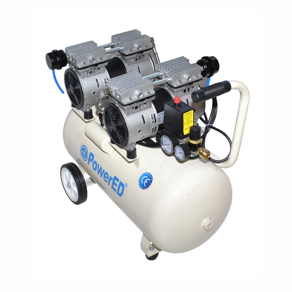 Compressor silencioso sem óleo 50L 2.0HP PWB50S POWERED 1