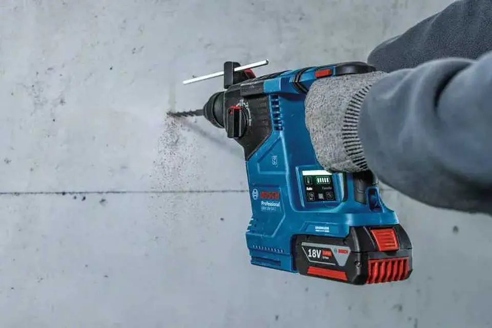 Martelo perfurador SDS Plus sem fio GBH 18V-24 C + Mala L-BOXX 136 BOSCH 7