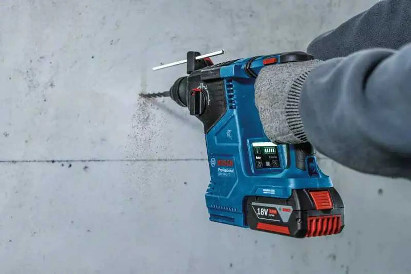 Martelo perfurador SDS Plus sem fio GBH 18V-24 C + Mala L-BOXX 238 BOSCH 7