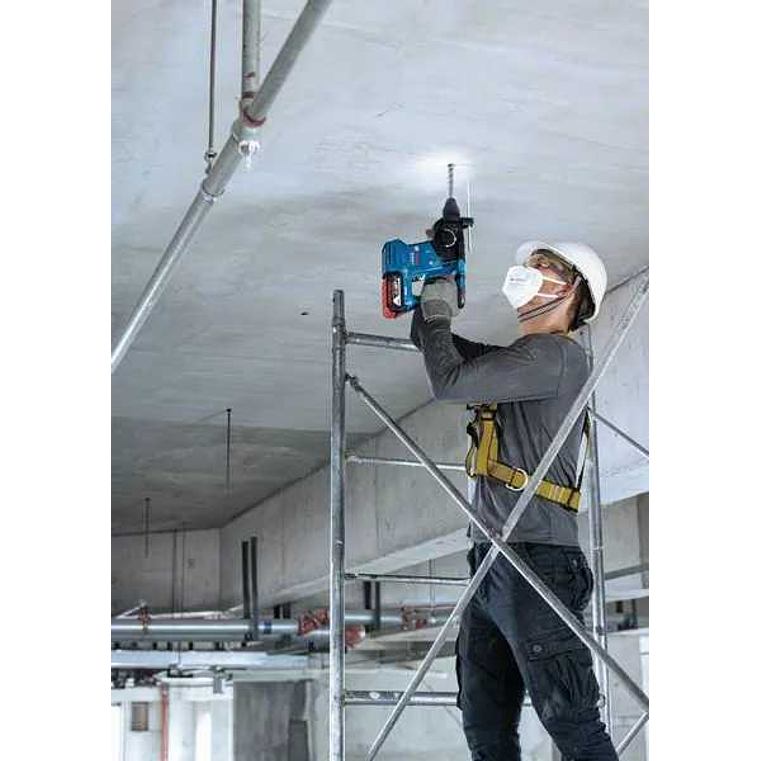 Martelo perfurador SDS Plus sem fio GBH 18V-24 C + 2x Baterias 18V 5.0Ah BOSCH 6