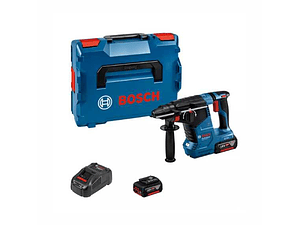 Martelo perfurador SDS Plus sem fio GBH 18V-24 C + 2x Baterias 18V 5.0Ah BOSCH