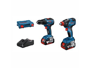 Conjunto Aparafusadora GSR 18V-55 + Aparafusadora de Impacto GDX 18V-200 BOSCH
