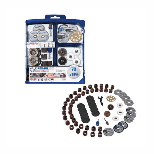 Conjunto de acessórios multifunções EZ SpeedClic (SC725) DREMEL 1