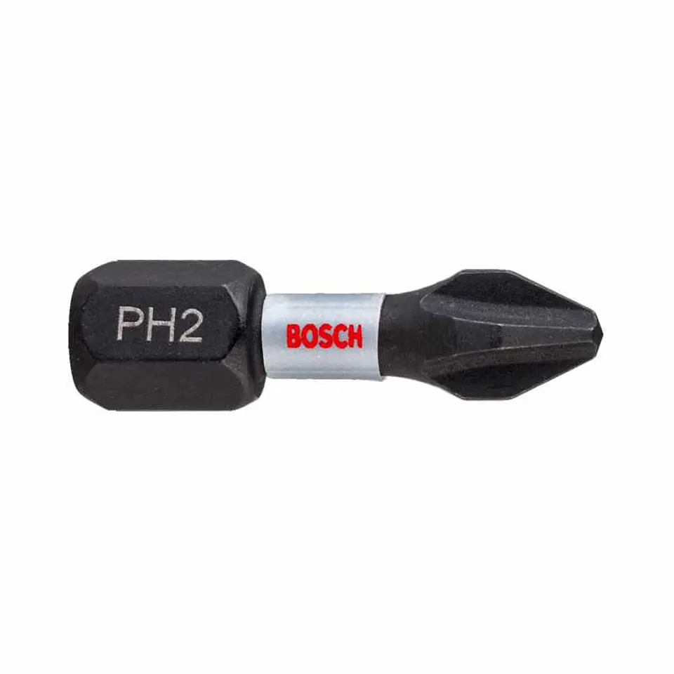 Conjunto de pontas de aparafusar Phillips PH2x25 Impact Control BOSCH (2 unidades) 1