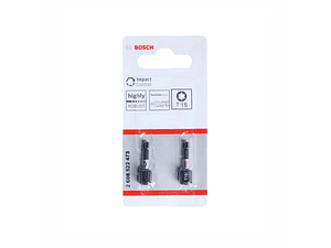 Conjunto de pontas de aparafusar Torx T15x25 Impact Control BOSCH (2 unidades)