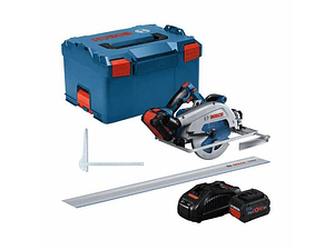 Serra circular sem fio BITURBO GKS 18V-68 GC + 2x ProCORE18V 5.5Ah + Guia FSN 1400 BOSCH