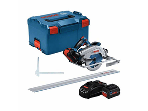 Serra circular sem fio BITURBO GKS 18V-68 GC + 2x ProCORE18V 5.5Ah + Guia FSN 1400 BOSCH