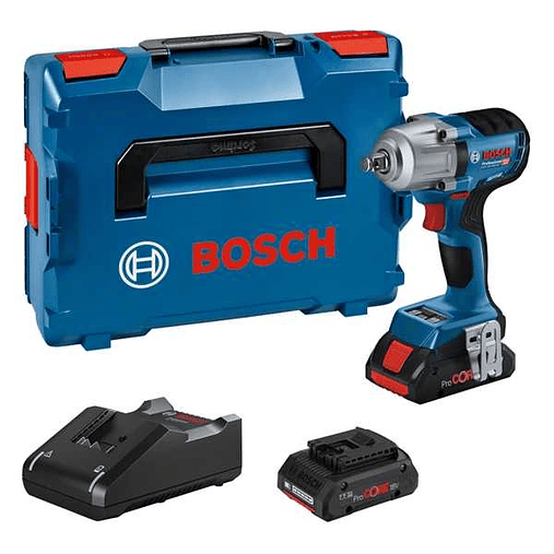 Aparafusadora de impacto sem fio GDS 18V-450 HC + 2x ProCORE18V 4.0Ah BOSCH 1