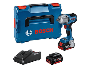 Aparafusadora de impacto sem fio GDS 18V-450 HC + 2x Baterias 18V 5.0Ah BOSCH