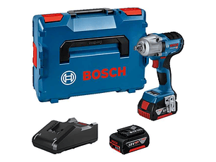 Aparafusadora de impacto sem fio GDS 18V-450 HC + 2x Baterias 18V 5.0Ah BOSCH