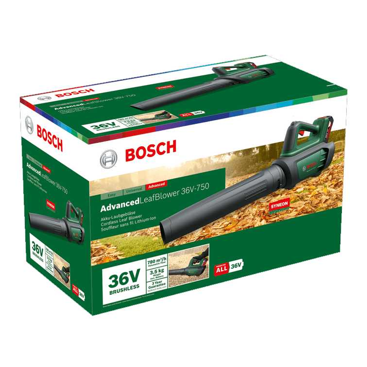 Soprador de Folhas secas sem fio Advanced LeafBlower 36V-750 BOSCH DIY 4