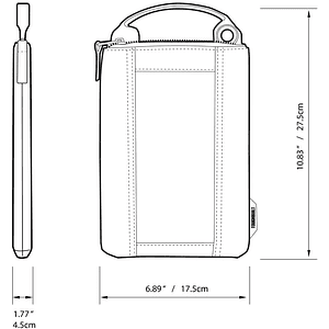 Bolsa para parafusos TB-94-M-3 TOUGHBUILT (Pack 3 UNIDADES)