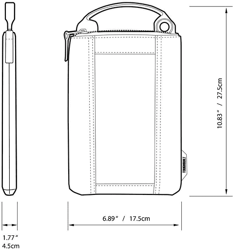 Bolsa para parafusos TB-94-M-3 TOUGHBUILT (Pack 3 UNIDADES)