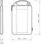 Bolsa para parafusos TB-94-M-3 TOUGHBUILT (Pack 3 UNIDADES) - Thumbnail 2