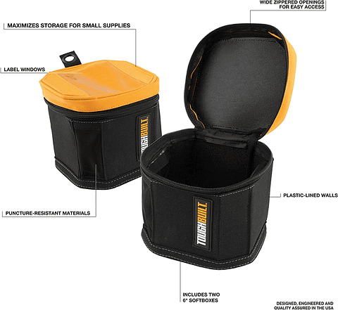 Caixas de armazenamento CUBE SOFTBOXES TB-192-A2 TOUGHBUILT (Pack 2 UNIDADES)