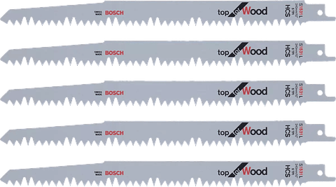 Lâmina de Serra Sabre S 1531 L TOP FOR WOOD BOSCH ( 5 UNI)