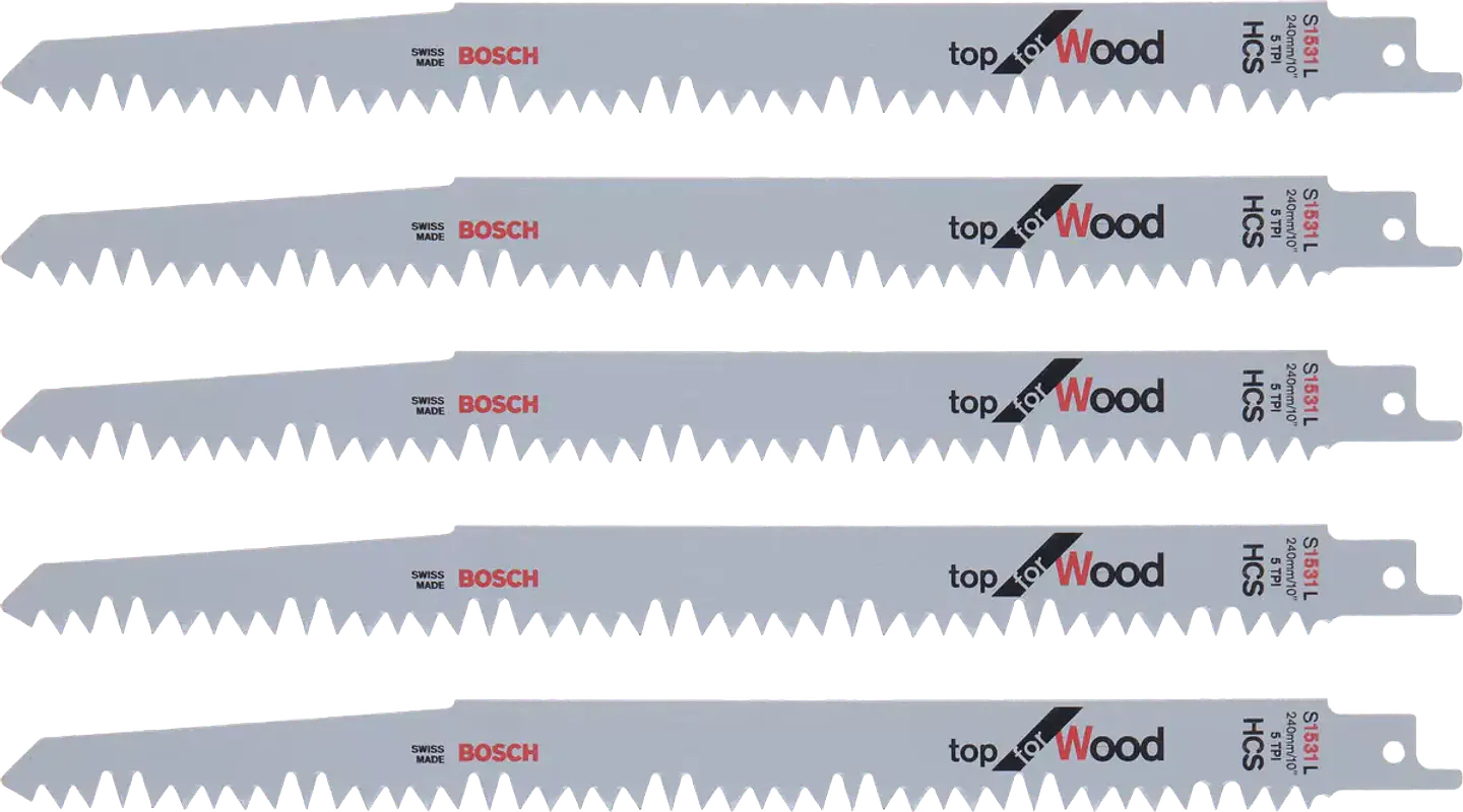 Lâmina de Serra Sabre S 1531 L TOP FOR WOOD BOSCH ( 5 UNI) 1
