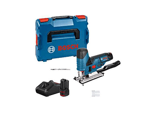 Serra vertical Tico-Tico sem fio GST 12V-70 + 2 Baterias 12V 3.0Ah + Mala L-BOXX 102 BOSCH