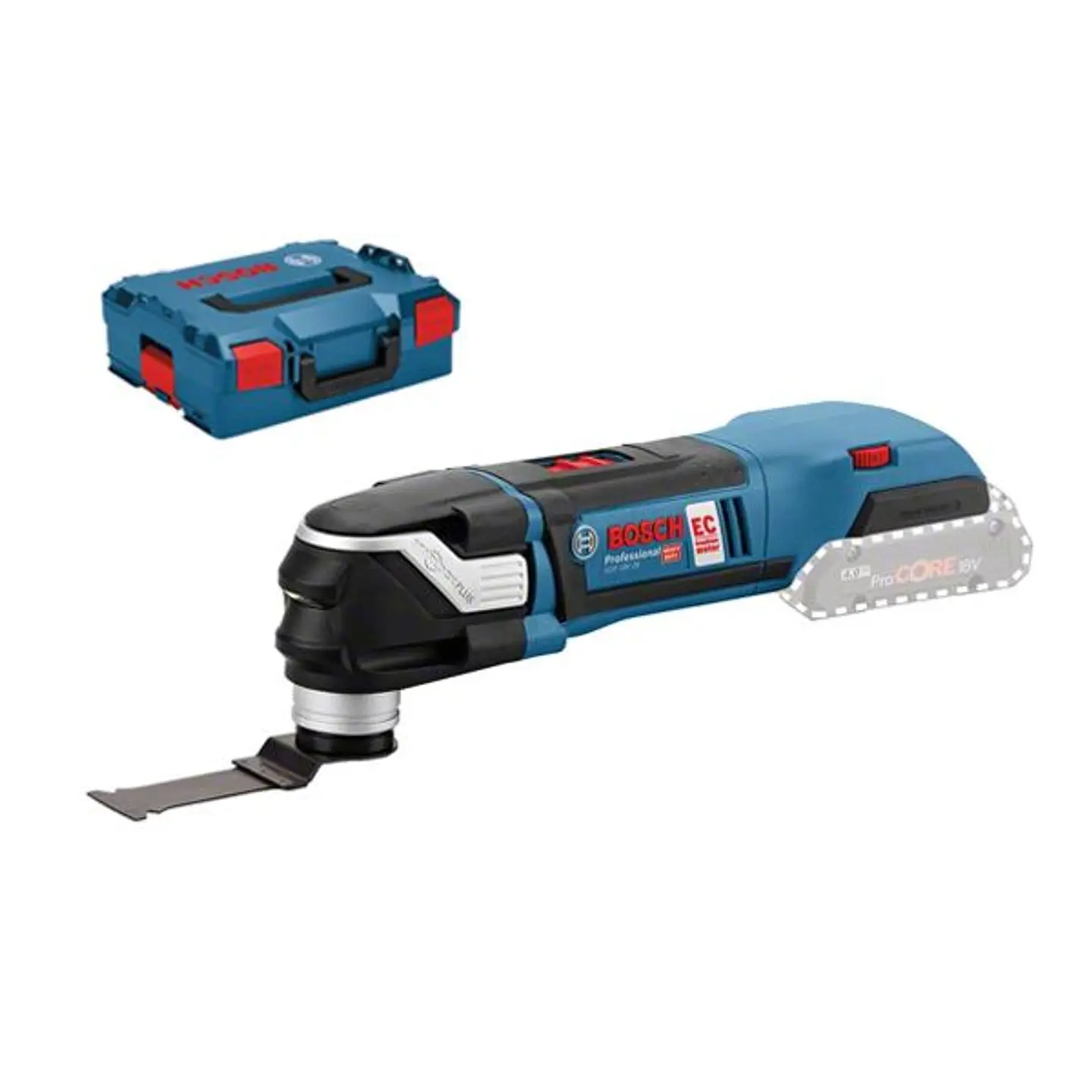 Multiferramenta sem fio GOP 18V-28 + 2 Baterias 18V 5.0Ah + Acessórios BOSCH 2