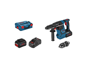 Martelo perfurador sem fio GBH 18V-26 F + 2x ProCORE18V 8.0Ah + Mala L-BOXX BOSCH