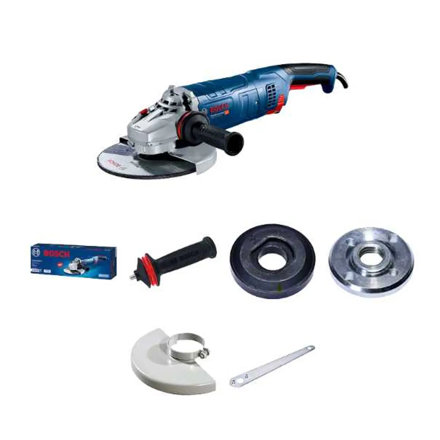 Rebarbadora grande 2.400W GWS 24-180 JZ BOSCH 3