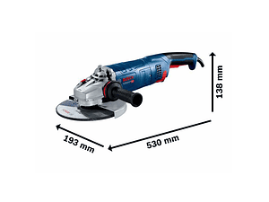 Rebarbadora grande 2.400W GWS 24-180 JZ BOSCH