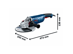 Rebarbadora grande 2.400W GWS 24-230 P BOSCH