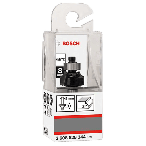 Fresa de arredondar bordas para tupias manuais STANDARD FOR WOOD BOSCH