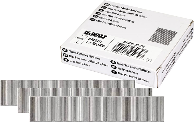 Mini Pin (Prego) 0,6mm para Pregadoras Pneumáticas DEWALT