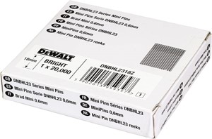 Mini Pin (Prego) 0,6mm para Pregadoras Pneumáticas DEWALT 3