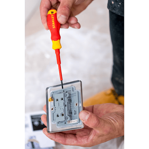 Jogo de 7 Chaves de Fenda e Poz Isolados STHT60031-0 CUSHION-GRIP STANLEY 5