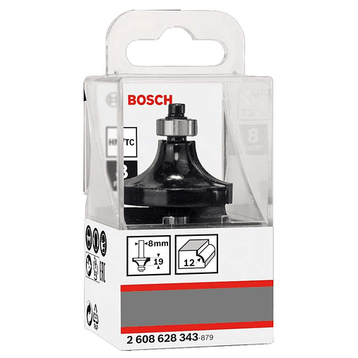 Fresa de arredondar bordas para tupias manuais STANDARD FOR WOOD BOSCH 6
