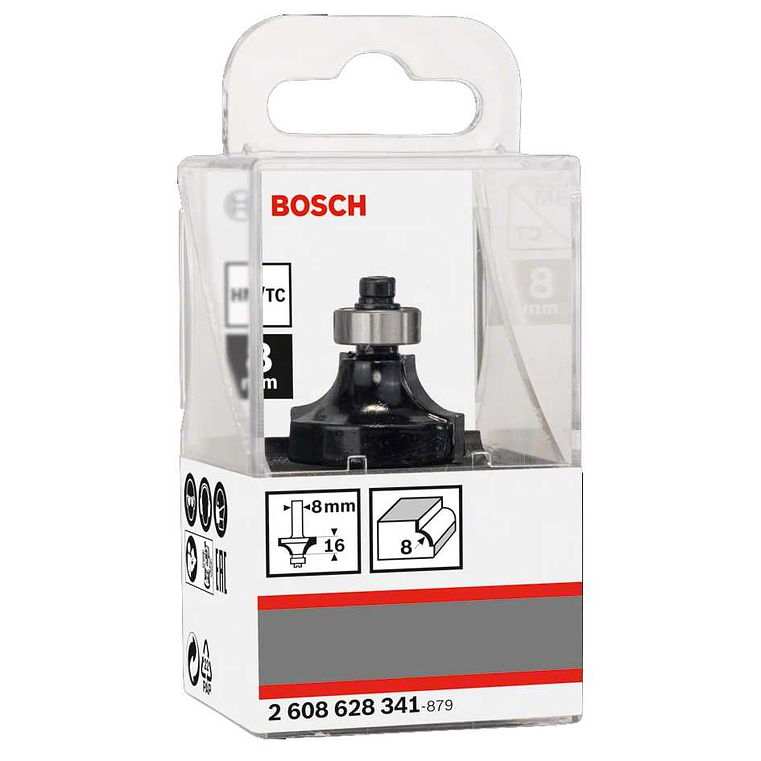 Fresa de arredondar bordas para tupias manuais STANDARD FOR WOOD BOSCH 4
