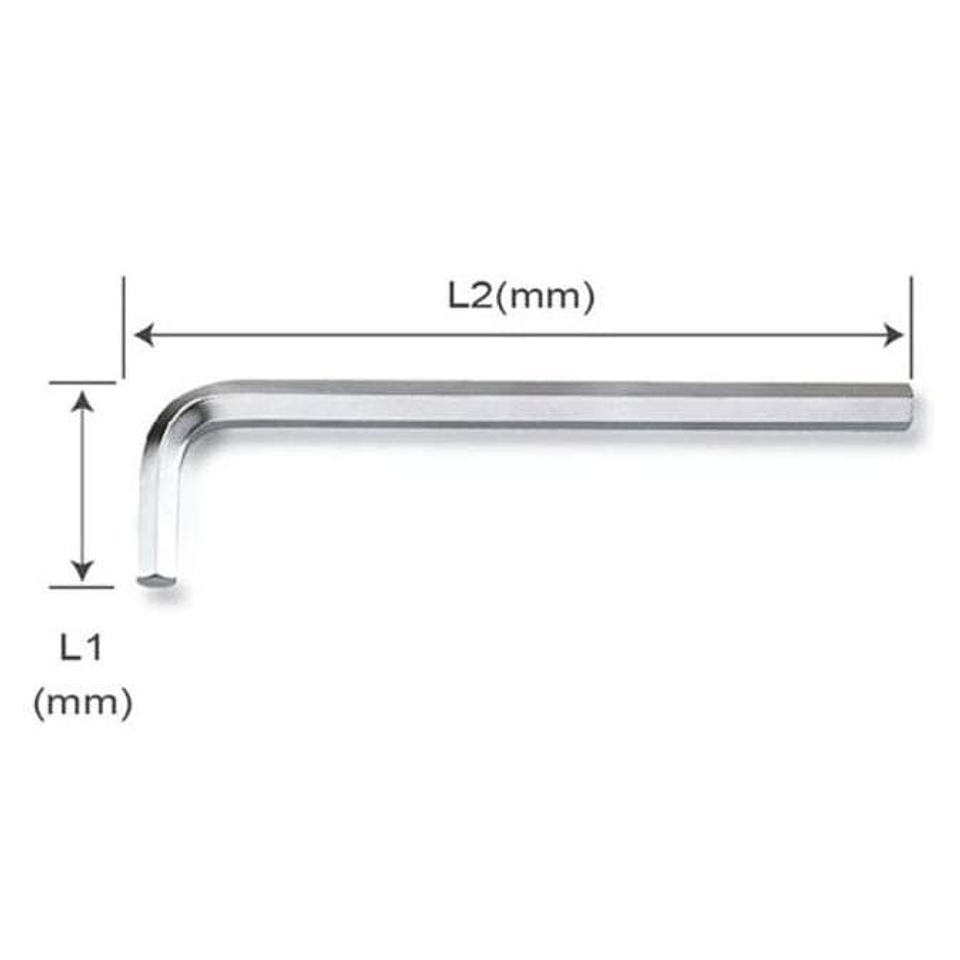 Chave Sextavada Longa (6 faces) TOPTUL 2
