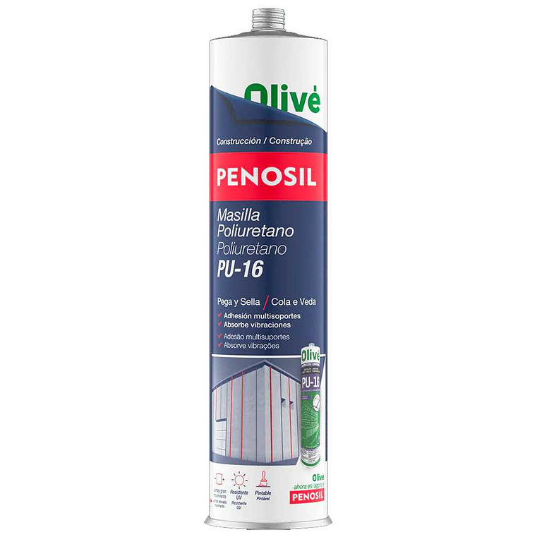 Cola e Veda de Poliuretano PU-16 (300 ml) OLIVÉ / PENOSIL 1