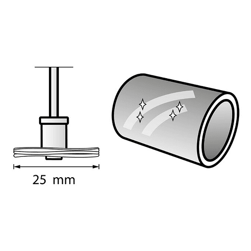 Disco de pano para polir (423S) DREMEL® EZ SpeedClic (100 Unidades) 2