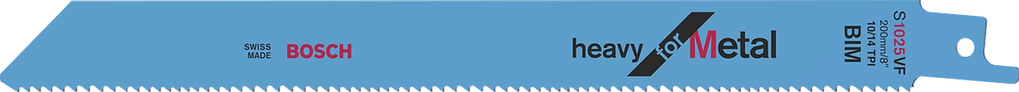 Lamina de Serra Sabre S 1025 VF Heavy for Metal BOSCH (5 un.) 1