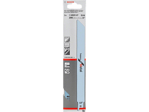 Lamina de Serra Sabre S 1025 VF Heavy for Metal BOSCH (5 un.)