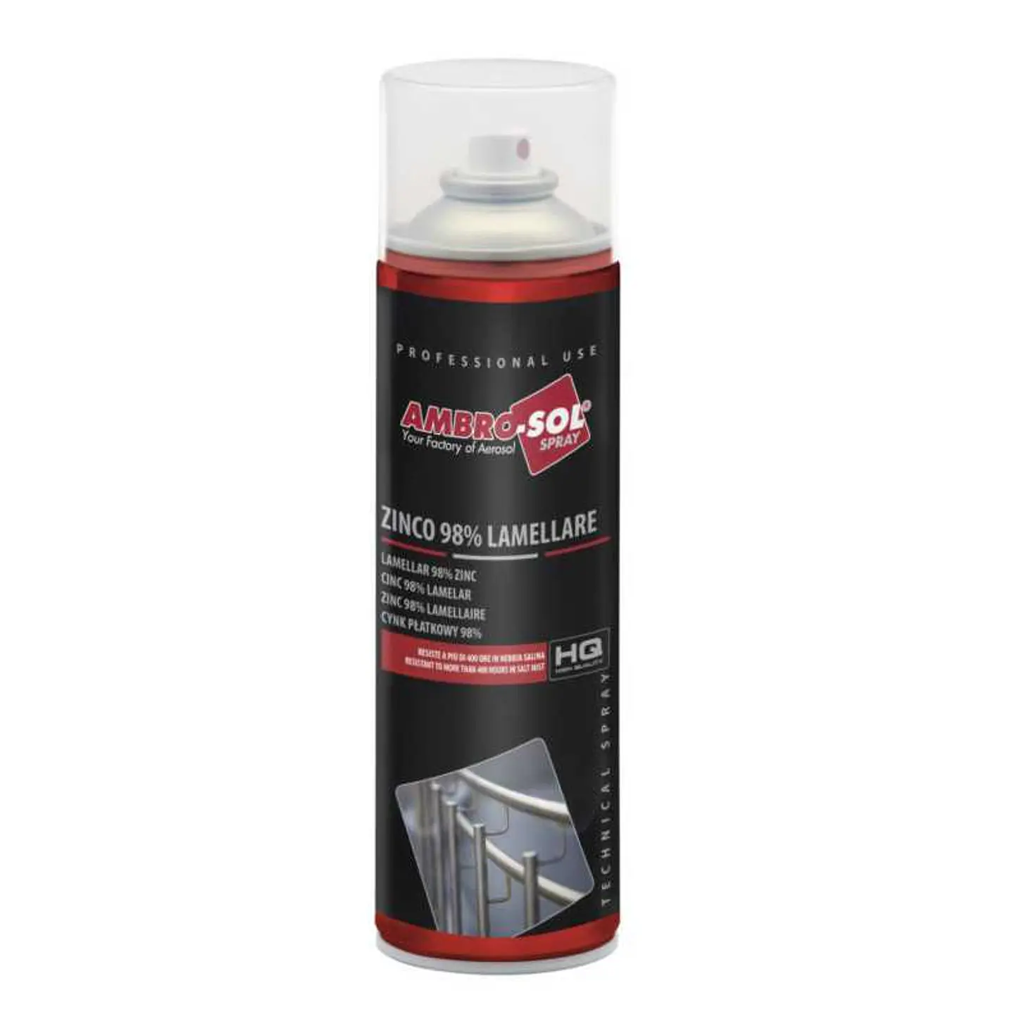 Spray de Zinco 98% lamelar 500ml AMBRO-SOL 1
