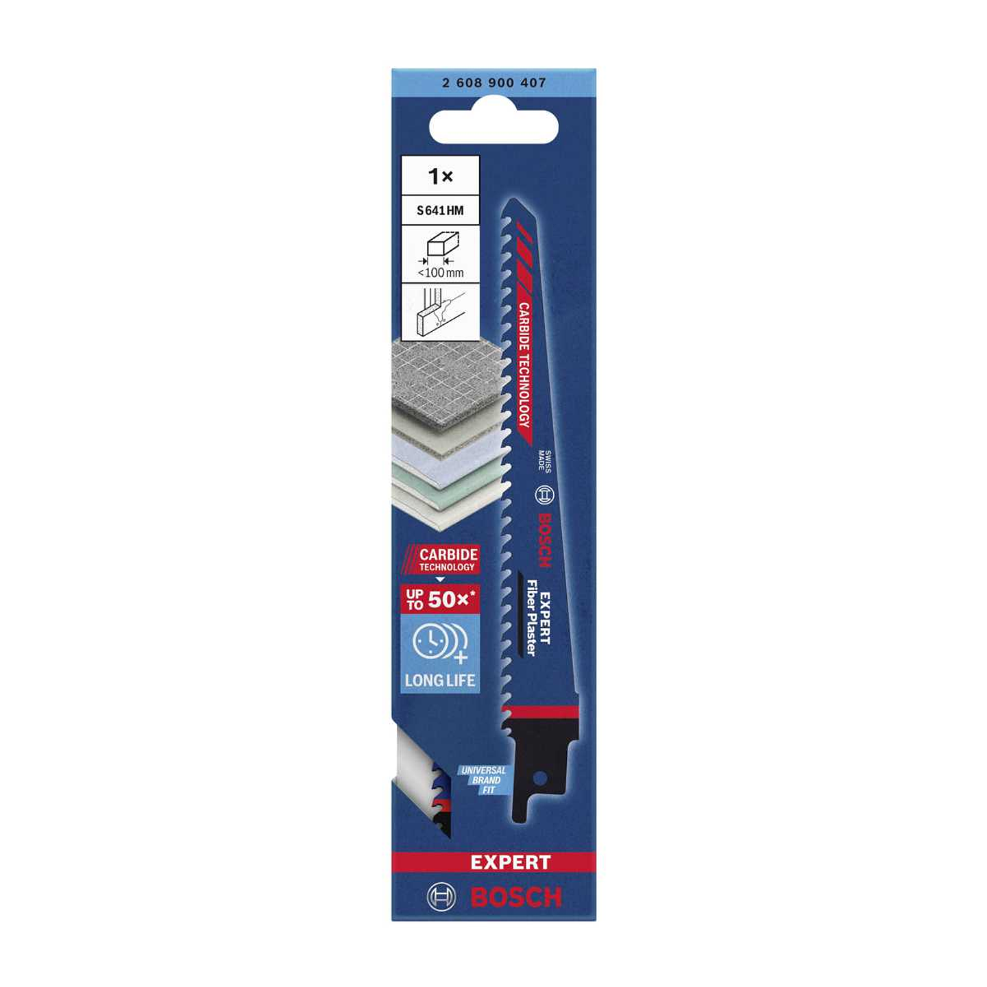 Lamina de Serra Sabre para Pladur EXPERT ‘FIBER PLASTER’ S 641 HM BOSCH 2