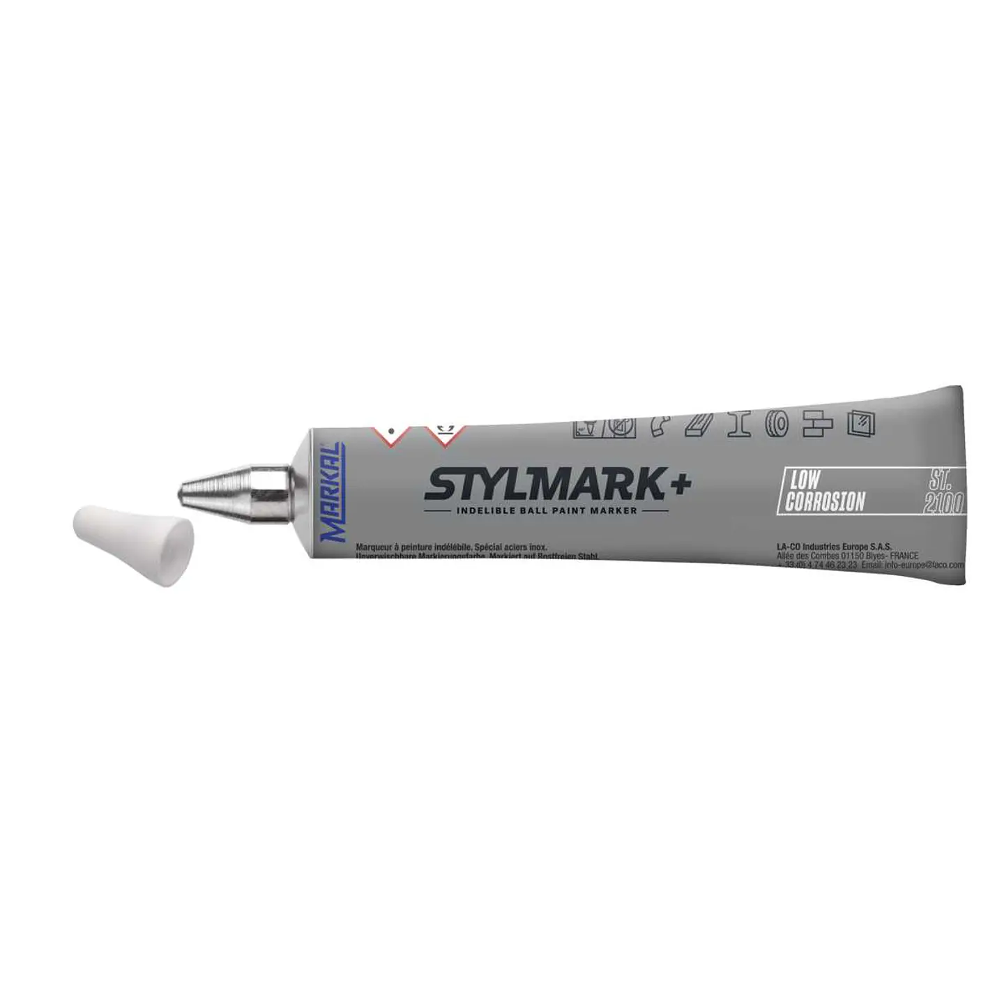 Marcador de Tubo para Inox STYLMARK+ LOW CORROSION ST.2100 MARKAL 1