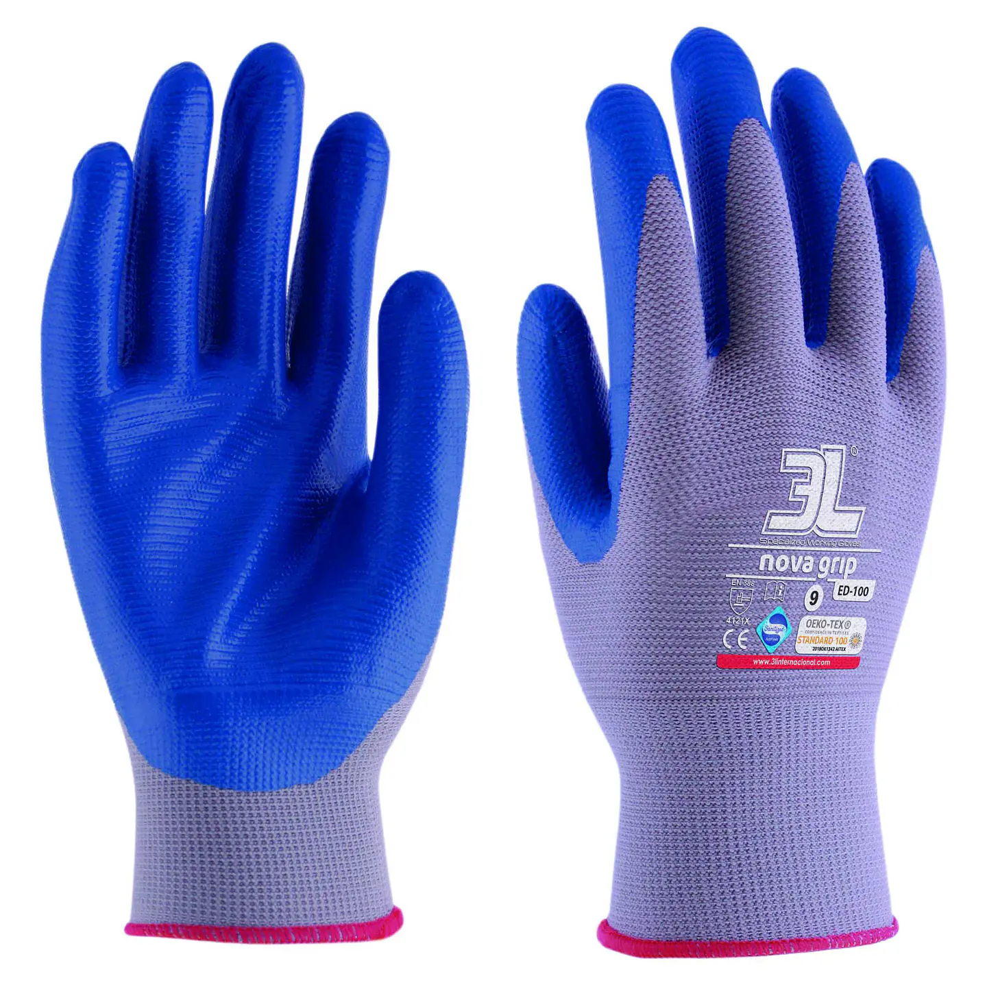 Luvas NOVA-GRIP ED-100 3L INTERNACIONAL  1