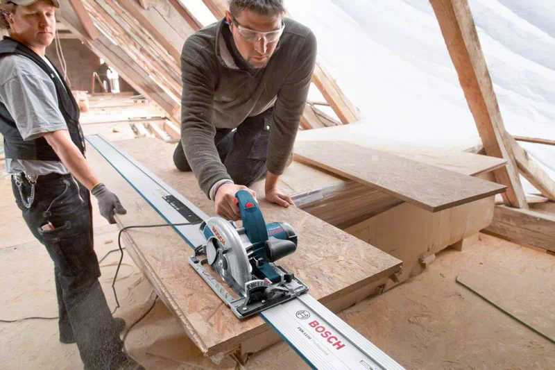Serra Circular manual GKS 65 GCE + 1 Calha de Guia FSN 1400 BOSCH 5
