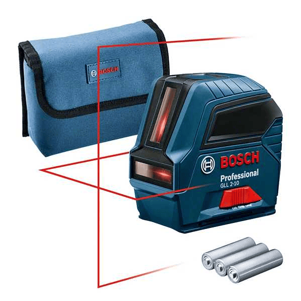 Nivel Laser de linhas vermelhas GLL 2-10 BOSCH 1