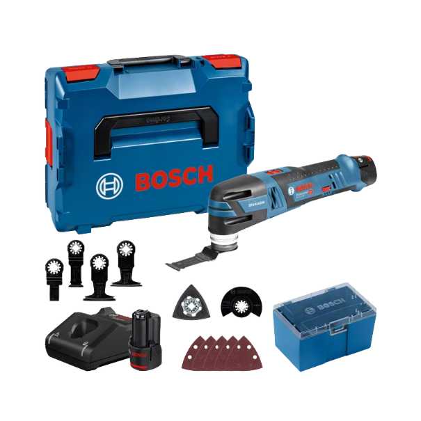 Multiferramenta sem fio GOP 12V-28 + 2 Baterias 12V 3.0Ah BOSCH