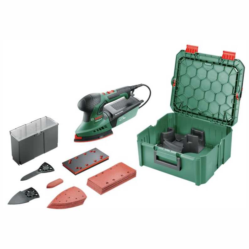 Multilixadora PSM 200 AES + SystemBox BOSCH DIY