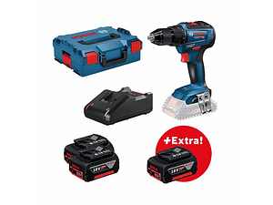 Aparafusadora berbequim sem fio GSR 18V-55 + 3 Baterias 18V 5.0Ah BOSCH