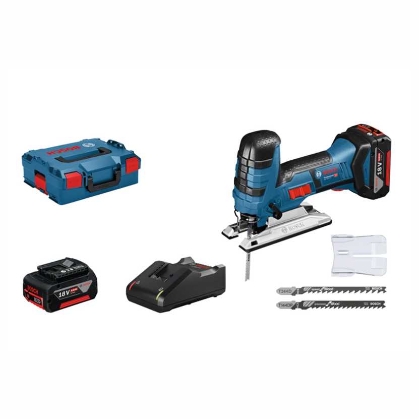 Serra vertical tico tico a bateria 18 Volts GST 18V-LI S + 2 Baterias 18V 4.0Ah BOSCH