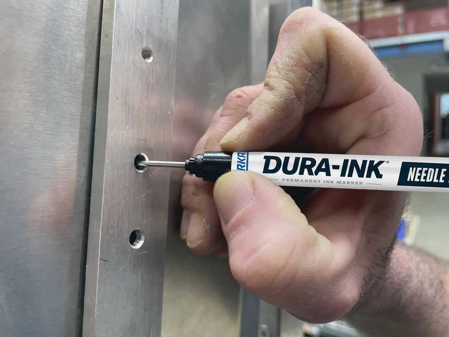 Marcador de tinta permanente de ponta fina DURA-INK® NEEDLE NOSE 5 MARKAL 4